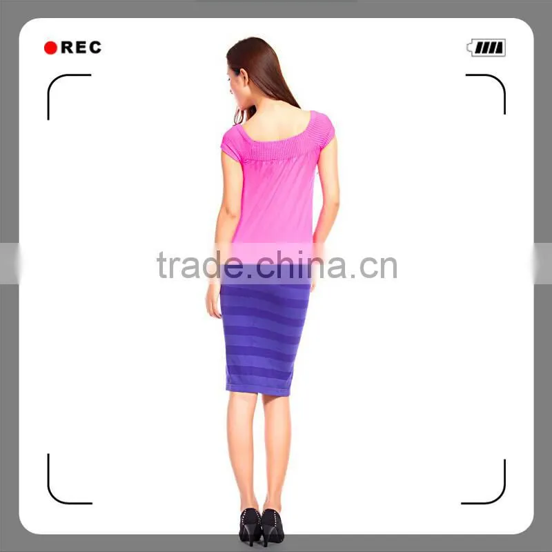 Seamless Fashion Raglan short sleeves for Girl