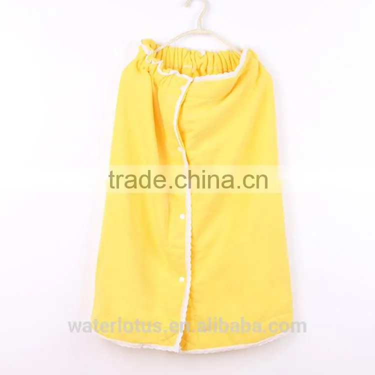 2014 yiwu manufacturer made in china hot sale microfiber bathrobe for women