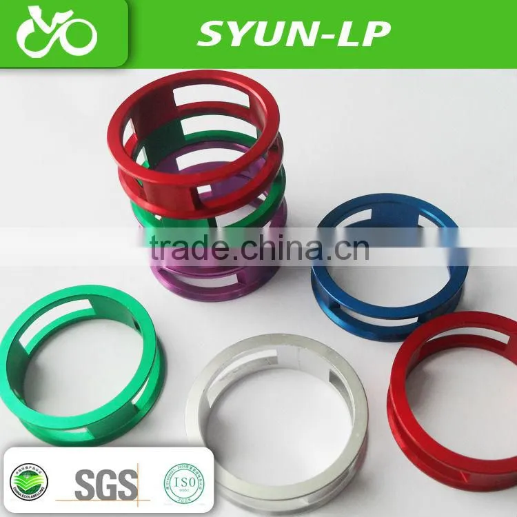 anode aluminum CNC alloy bicycle headsets washer