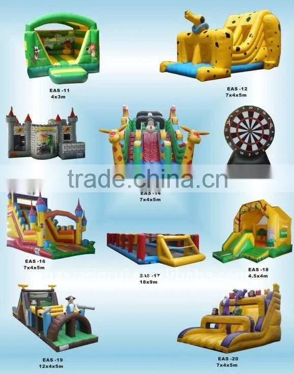 fun inflatable play football games