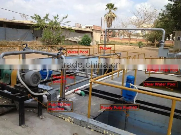 Rotary molding waste paper egg tray machine in Qinyang City