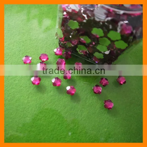 Mini Flat Back Flower For Party Decoration