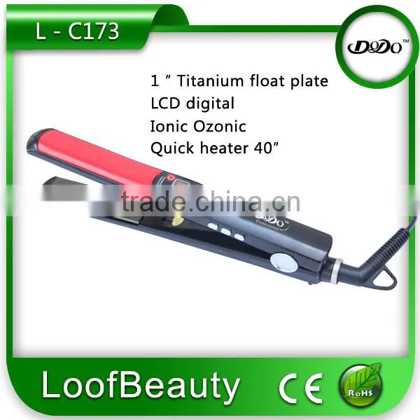 Top Quality New Design Digital display 230C/450F Hot Selling Hair Straightener