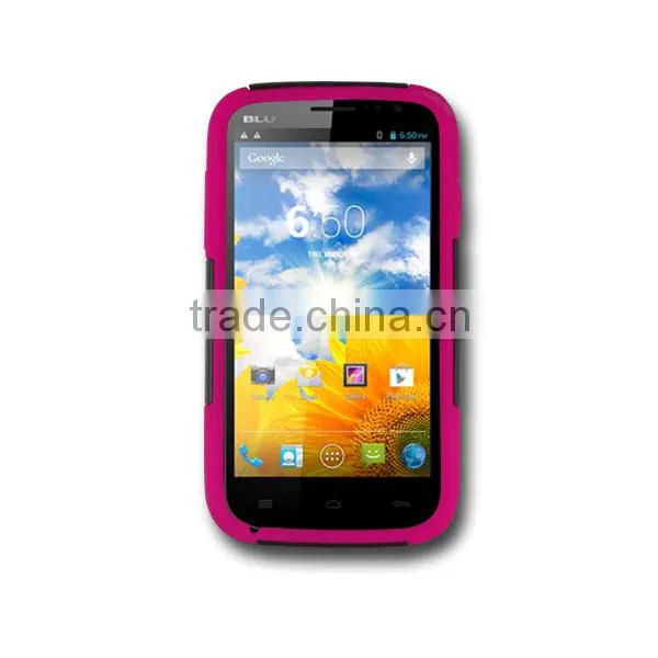 T-Stand Dual Layer Armor Case With Kick Stand For BLU 5.0