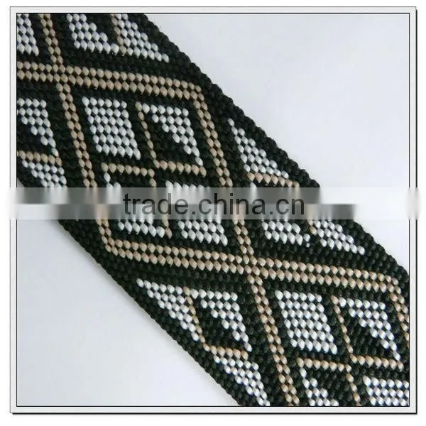 1 1/2 inch pp jacquard decorative webbing 1.5" jacquard webbing for fashion belt
