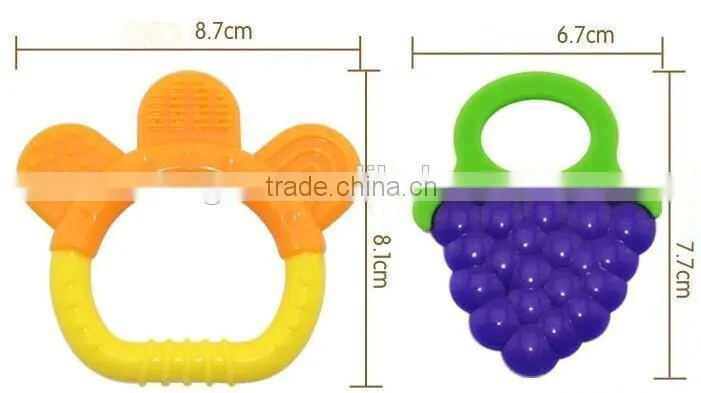 wholesale best BPA free baby silicone teether gum massager toothbrush