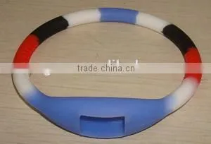 Promotional vs sport silicone digital wrist watch with mix colors