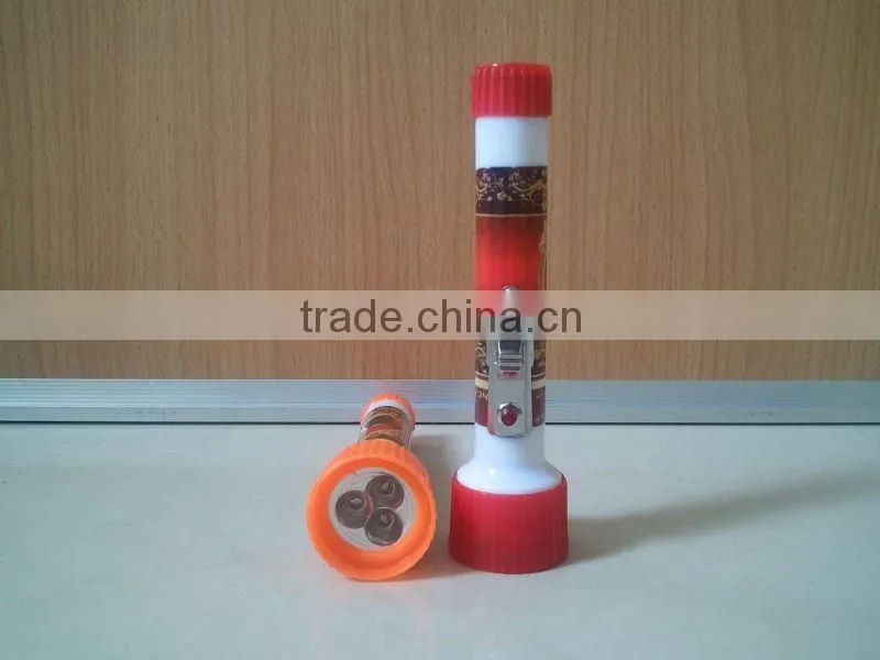 Hot-selling blister packing mini plastic torch