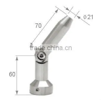 high quality stainless steel 316 glass to wall connector for glass canopy