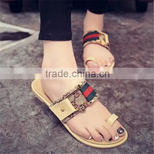 2016 Summer New Fashion Casual Hasp Flat Roman Sandals