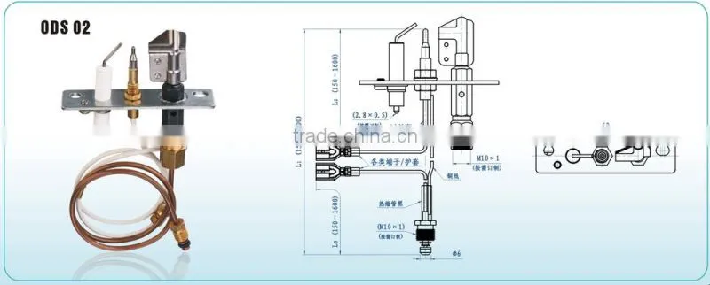 ODS ignition system for gas heater