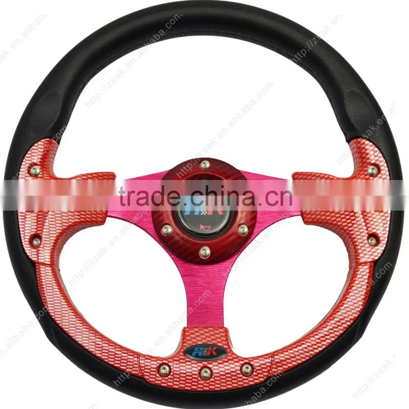 PU colored steering wheel universal steering wheel
