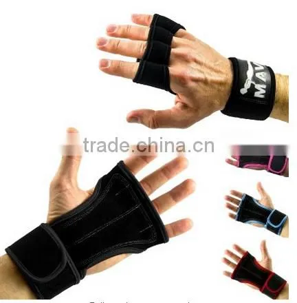 Neoprene bodybuilding sport fitness gloves exercise training gym gloves for men