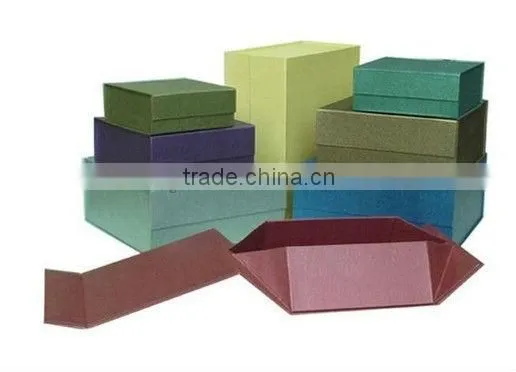 Foldable paper box for gift/ jewelry/ cosmetic/ food packaging and printing made in China