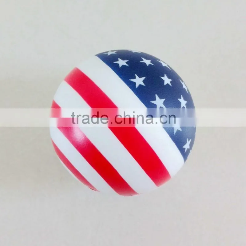 US flag stressball pu foam ball of stars and stripes