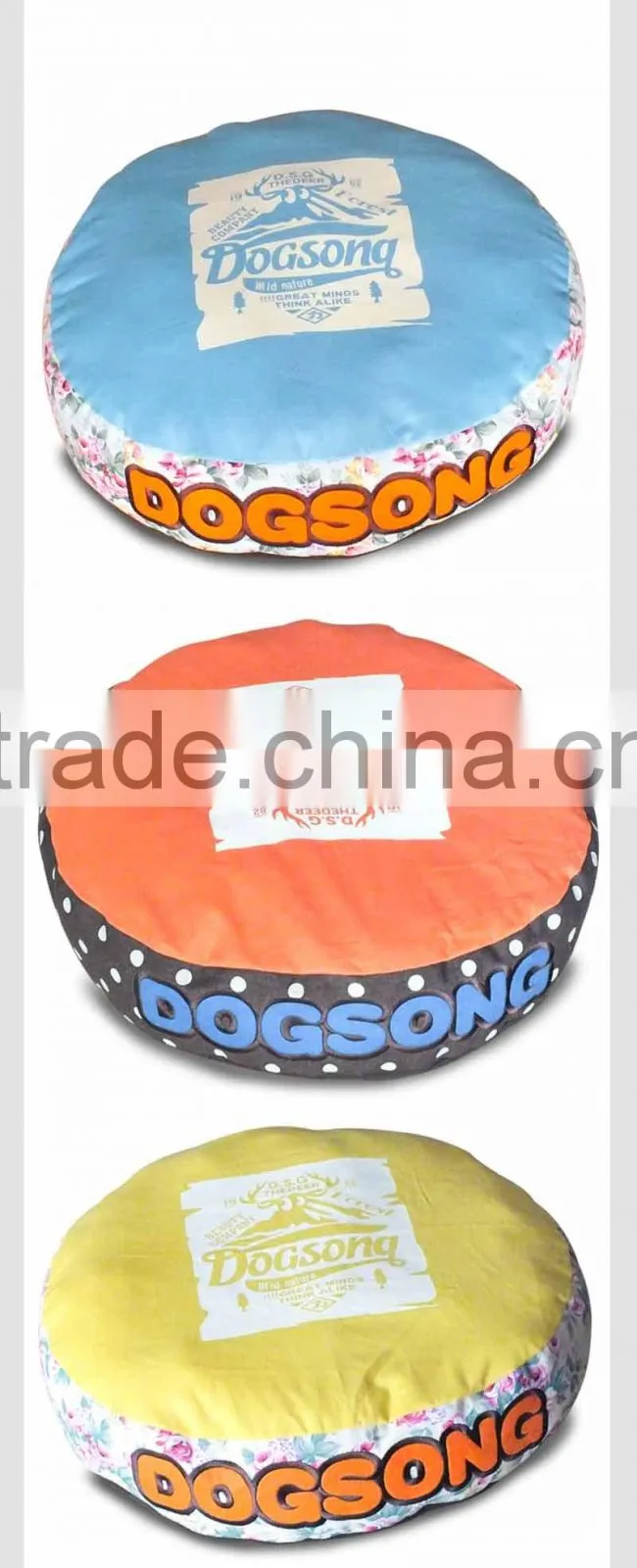 Wholesale Pet Products Large Sofa Bed Luxury Round Dog Bed