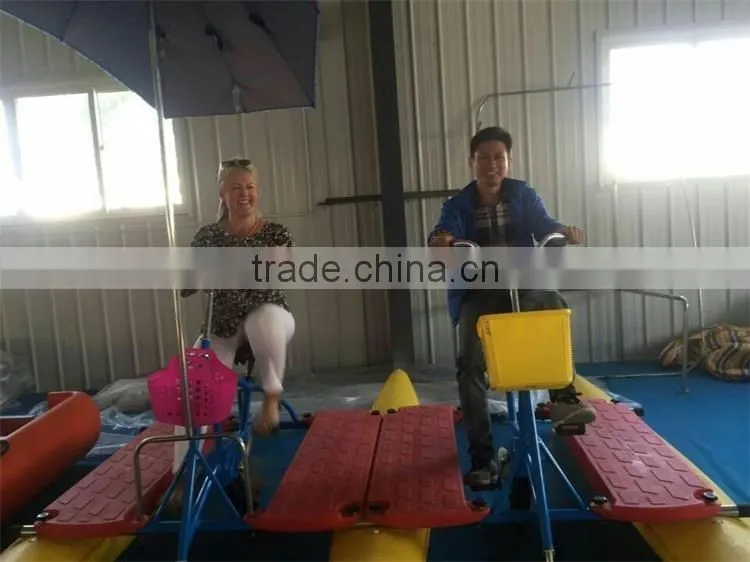 amusement park equipment water bike pedal boats for sale water park china supplier