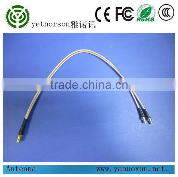 rf cable assembly 316 cable with a SMA female to two TS9 connectors
