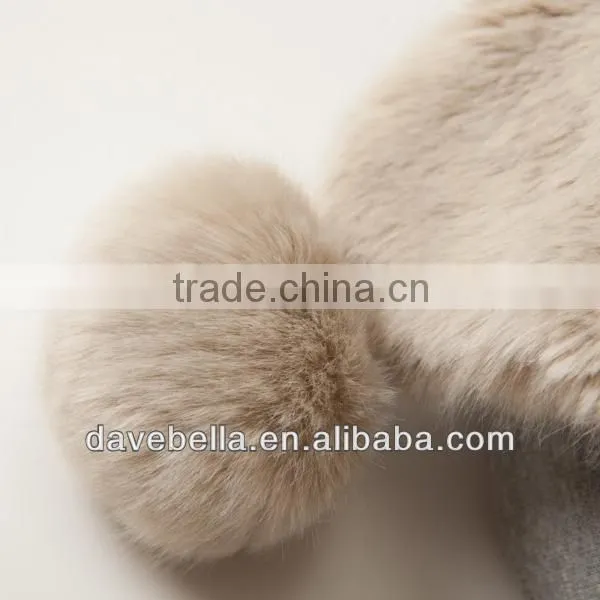 DB321 wholesale dave bella winter baby hat caps newborn hat baby earflat caps