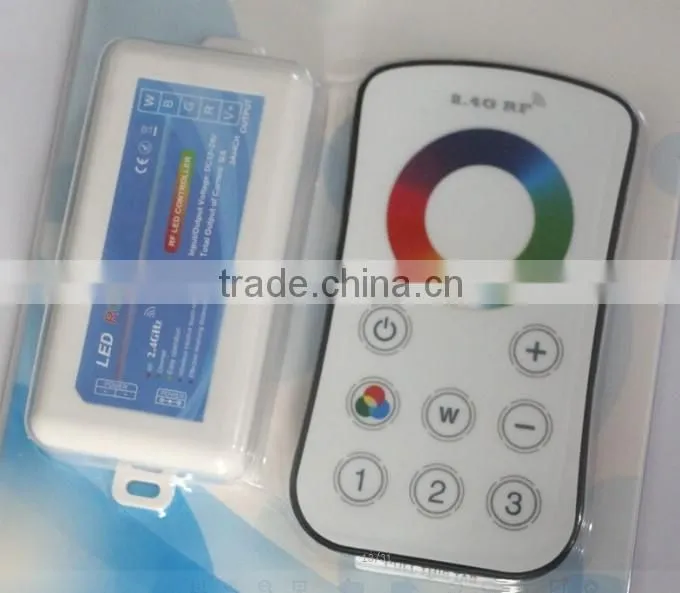 2.4G Wireless 3 Zone RGBW LED Controller Dimmable Touch Remote