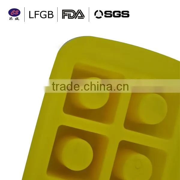 Wholesale FDA grade nonstick 4 cavities silicone ice tray