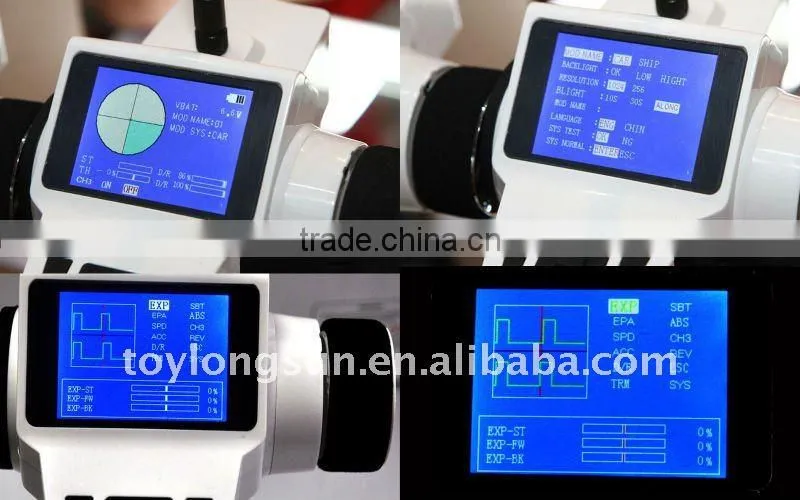 Long distance controlled 2.4G remote-control system