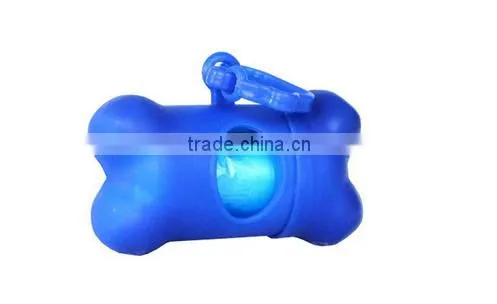 Custom pet strong plastic drawstring dog poop bag