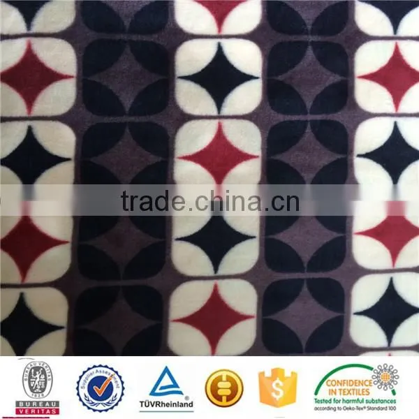 Polyester Spandex Velvet/Knitting Stretch Velvet Fabrics