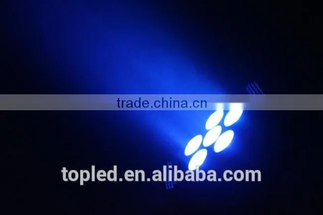 High Quality 6*Tri-3W LED Rechargable Battery operated RGB Par Cans