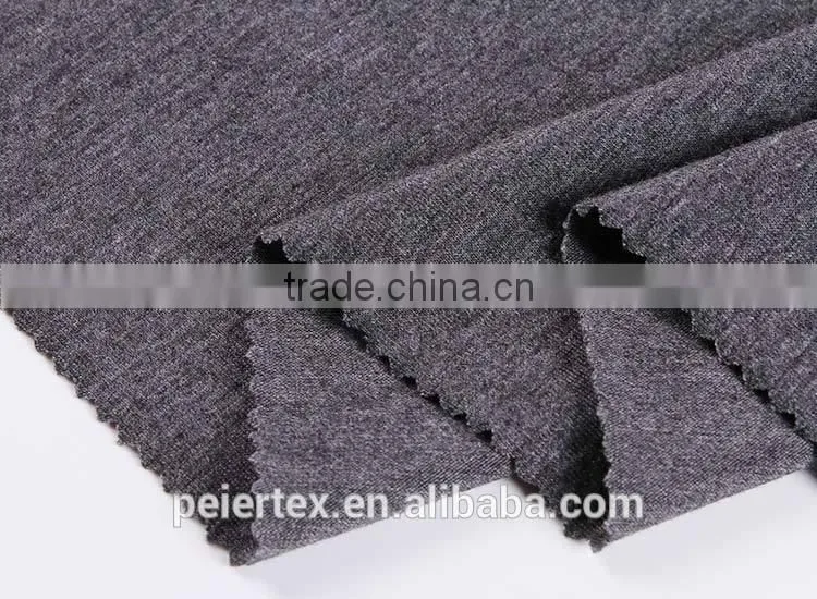 Fabric supplier smooth 100 polyester microfiber nylon spandex fabric cotton spandex rib cobalt blue fabric