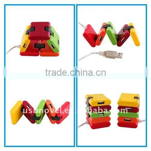 4 PORT foldable usb HUB