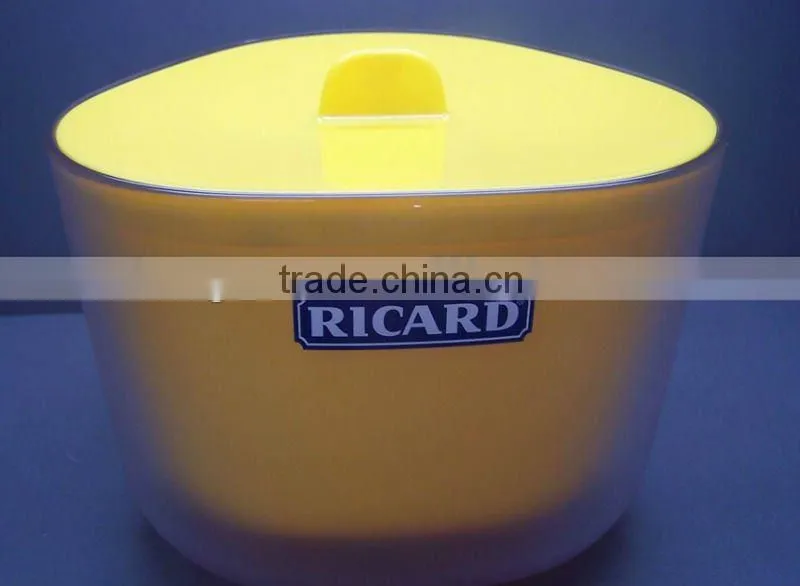 ice bucket, plastic bucket, wine cooler