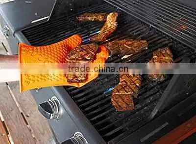 Fda Silicone Cooking Gloves Silicone Oven Glove,heat resistant bbq glove