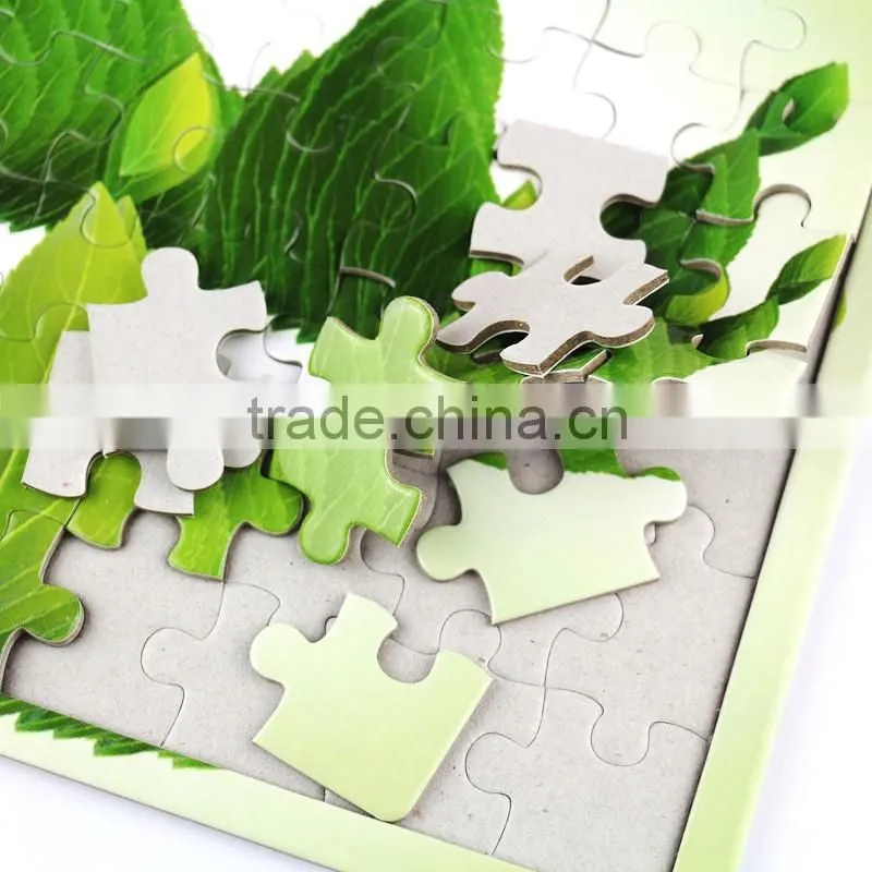 Factory direct selling printed 3d jigsaw puzzle paper puzzle for games