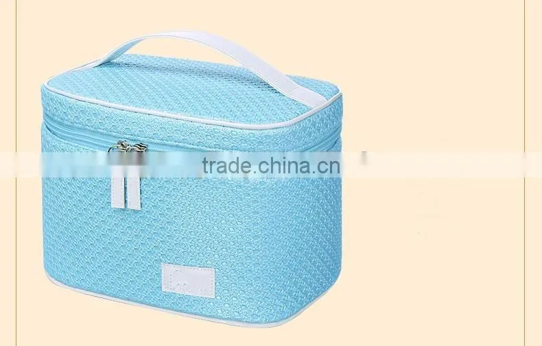 leather cosmetic bag daily useful beautiful storage bag pu cosmetic bag