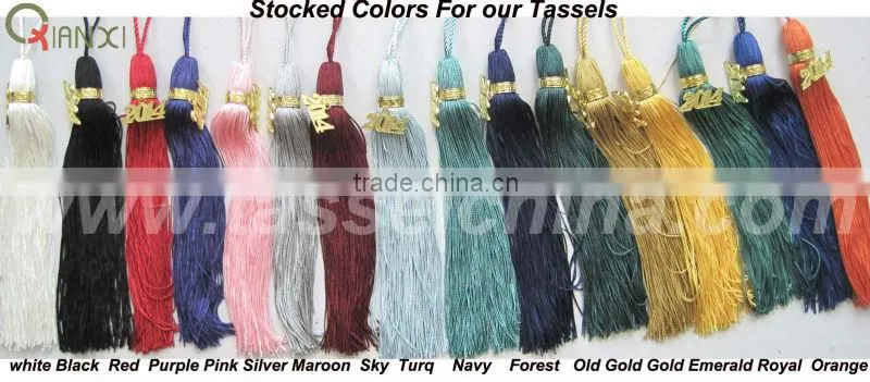 9" Jumbo/Master Graduation Cap Tassels(Red)