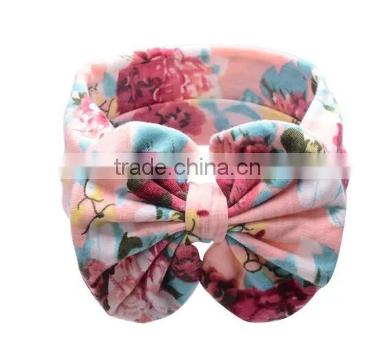 Kids Baby Girls Toddler Cotton Bowknot Headband Hair Band Headwear Accessories