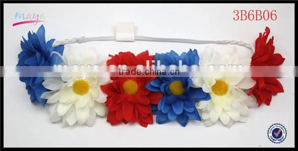 2015 Hot Sale 6 PK Flowers Girl's Headband