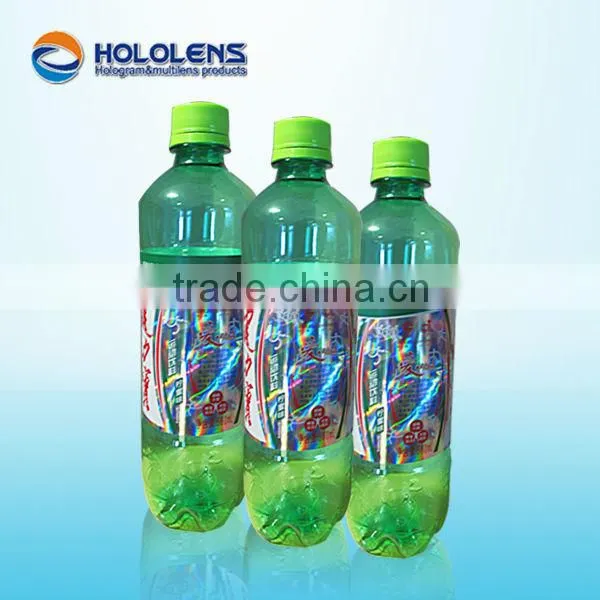 Hologram Adhesive bottle label sticker