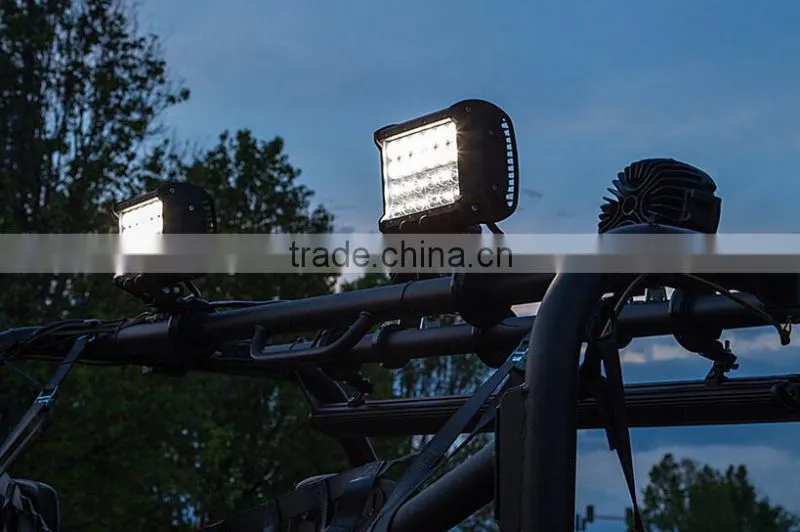 Factory Price!!144W 12" Quad Row LED Light Bar 4 Work Lamp Spot Offroad Mining Truck,Wholesale led car lights