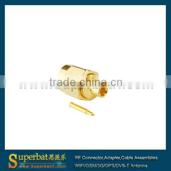 SMA Crimp Plug Connector for .086'' Cable