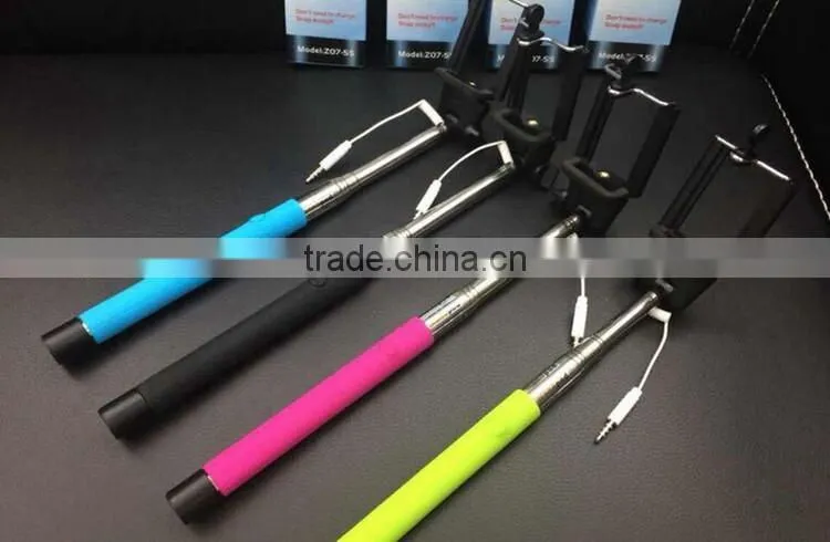 2015 Hot Selling Small Size Wired Selfie Stick