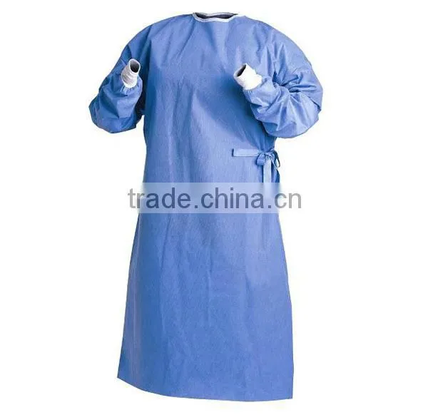 Nonwoven sterile disposable surgical gown, disposable surgical gown, coverall