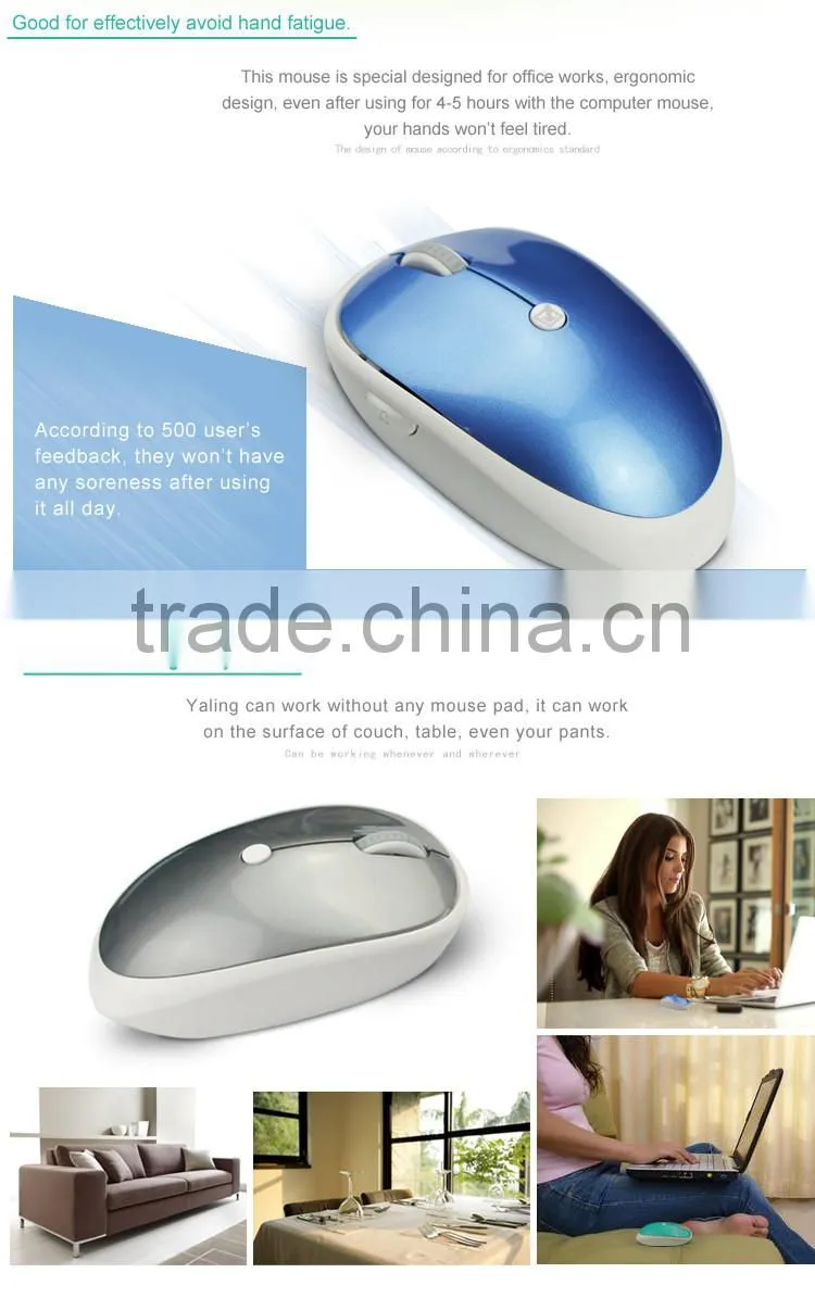 2.4Ghz wireless mouse with privacy security function for wireless mouse