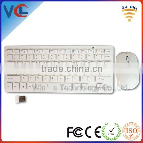 White wireless mouse and keyboard combo from 10 years experiences factory