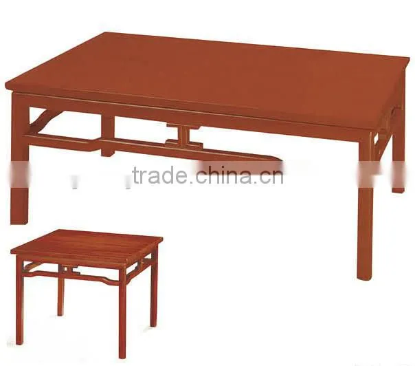 Wooden tea table and chairs for living room