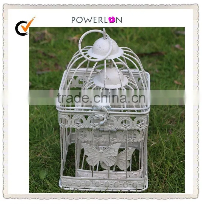 Low Price Shabby and Chic Garden Decor Metal Square Bird Cage