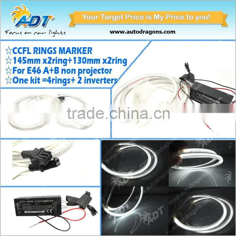 New High Power CCFL Angel Eye Halo Ring for BMW E46 3-series Coupe FOR BMW Angel Eye