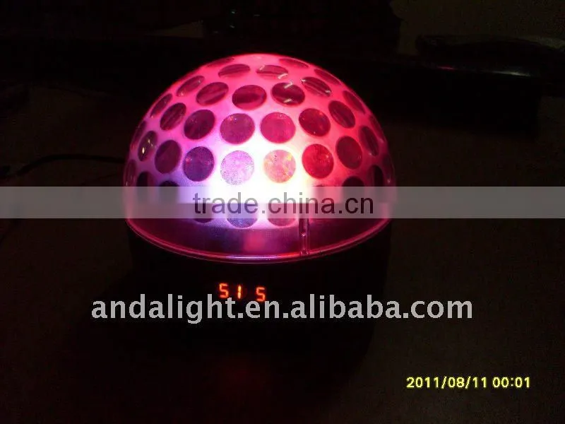 mini crystal magic ball led stage light