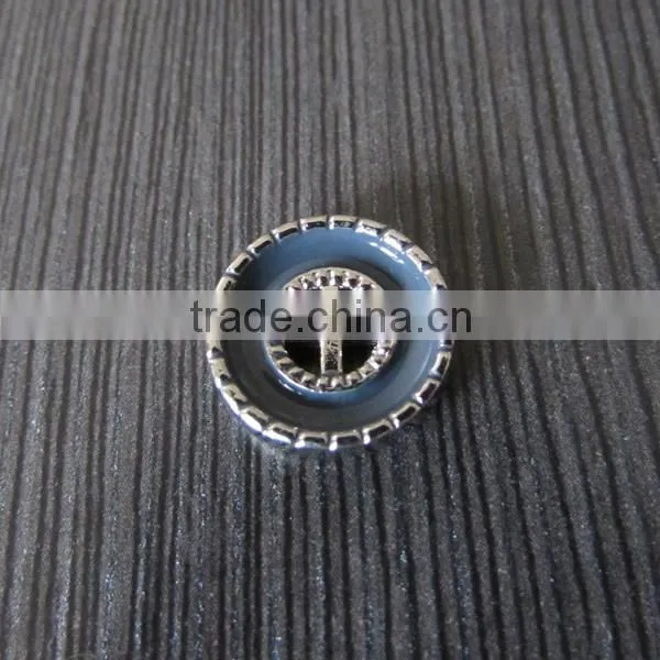 Painted Flatback Metal Button Shirt Button